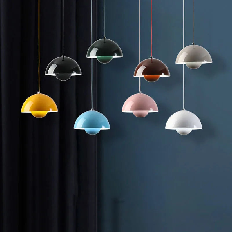 Applique murale moderne en forme de bouton de fleur E27