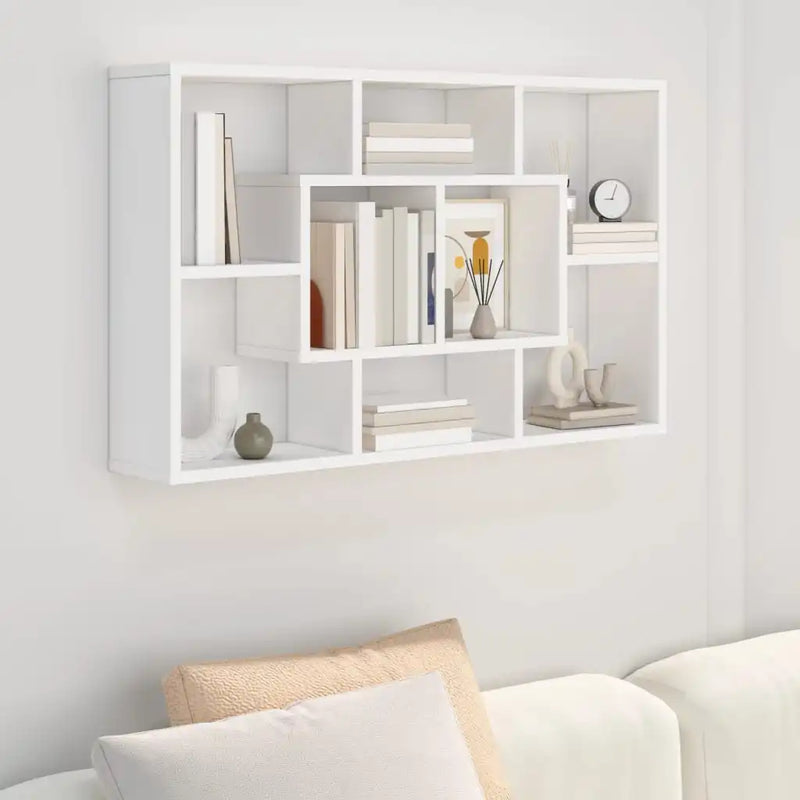 étagère murale en bois ingénierie moderne design simple pour intérieur