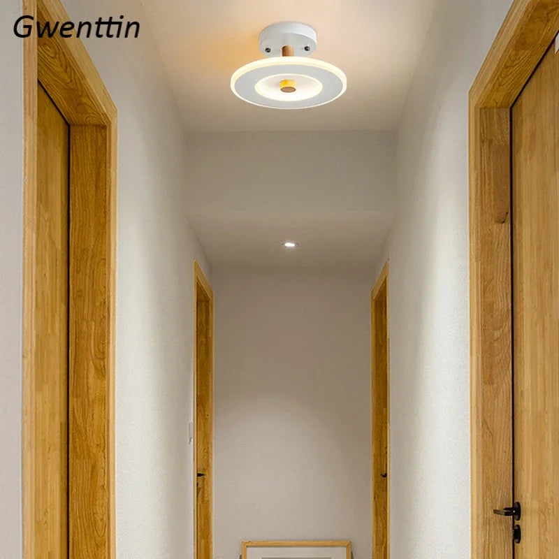 plafonnier moderne nordique led interchangeable pour intérieur élégant