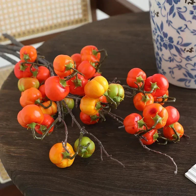 plantes artificielles citrouilles décoratives pour balcon et hôtel