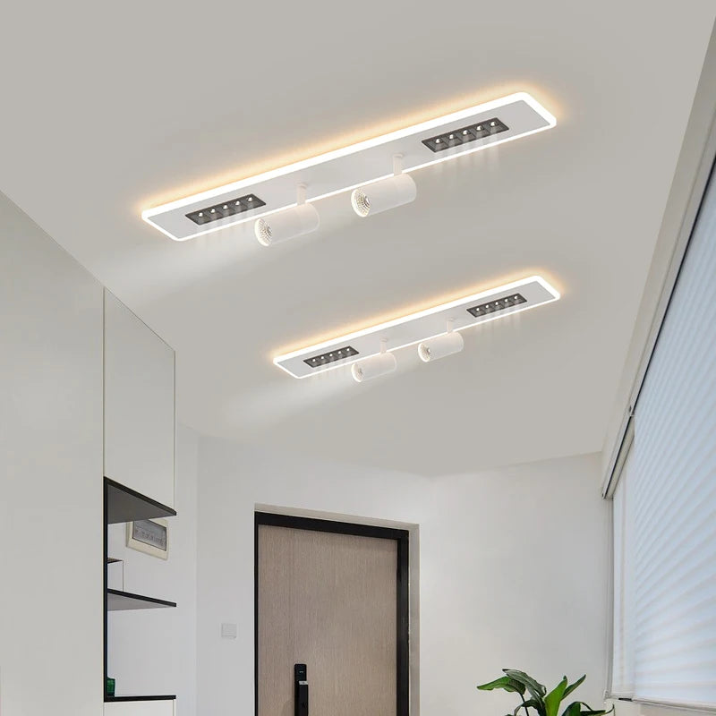plafonnier led simple spot longue bande trois couleurs