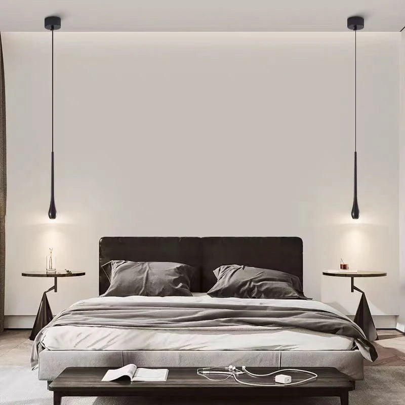 suspension moderne à led avec intensité variable en laiton et cuivre