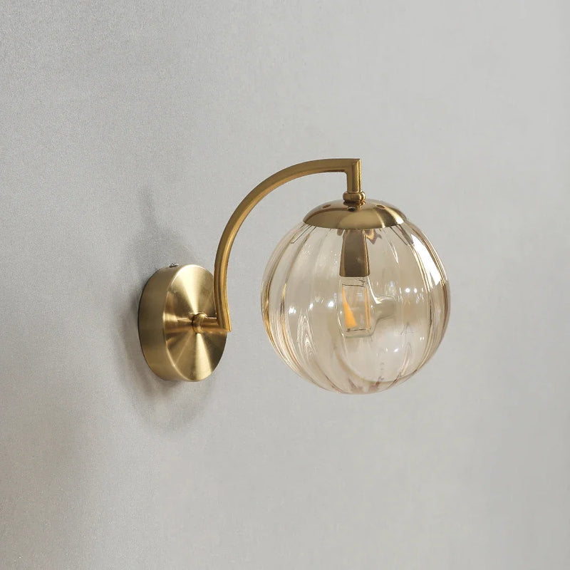 Applique murale led verre nordique