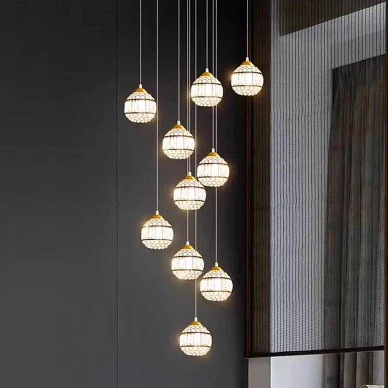 lumière pendante moderne pour éclairage intérieur léger