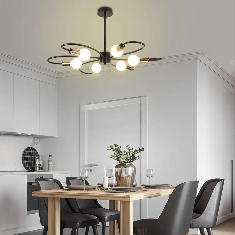 lustres modernes à led pour décoration intérieure élégante