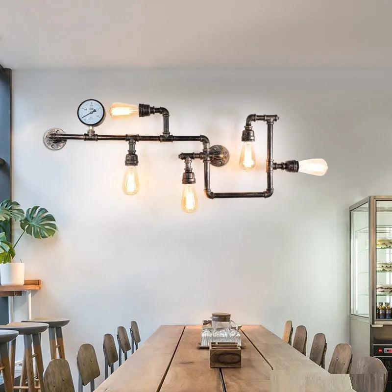 applique murale industrielle vintage en métal pour loft bar restaurant