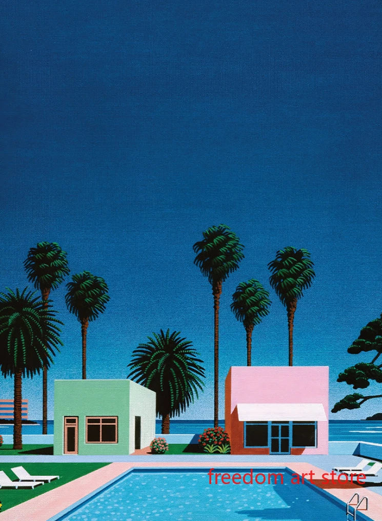 affiches d'art vintage japonaises années 80 par hiroshi nagai