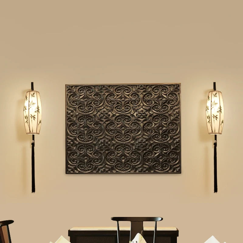 applique murale led style chinoiserie pour hôtel et salon de thé