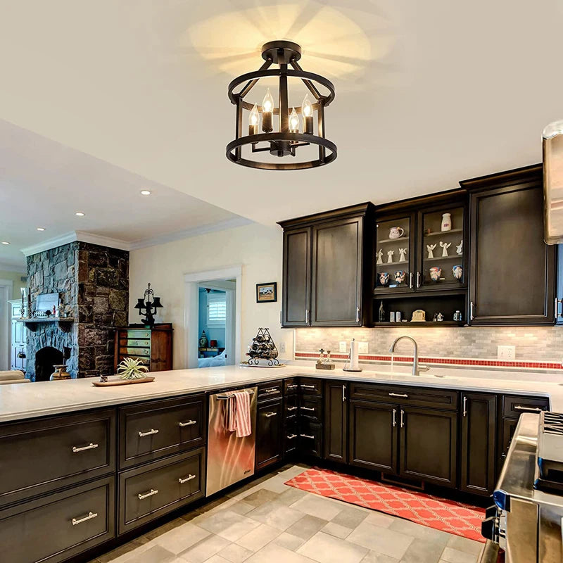 lustre rétro américain vintage pour salon et cuisine