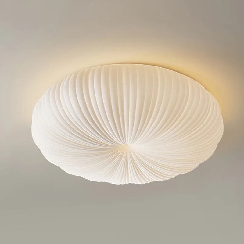 plafonnier led moderne abat jour citrouille luminaire à intensité variable