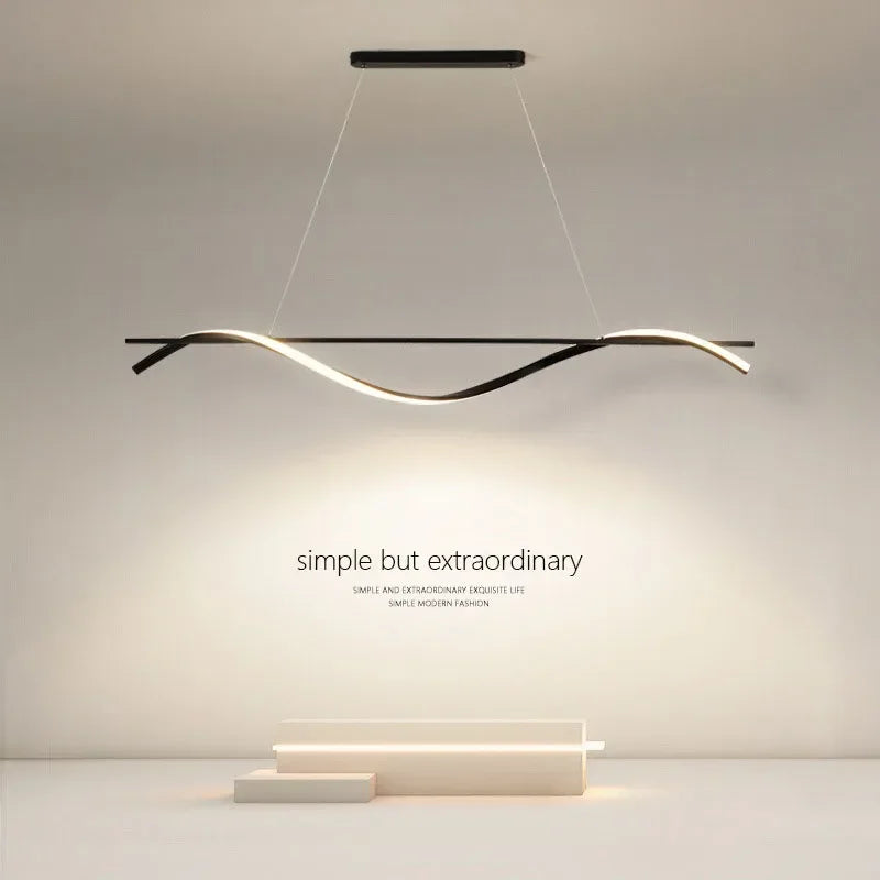 plafonnier led suspendu au design moderne idéal pour hôtel