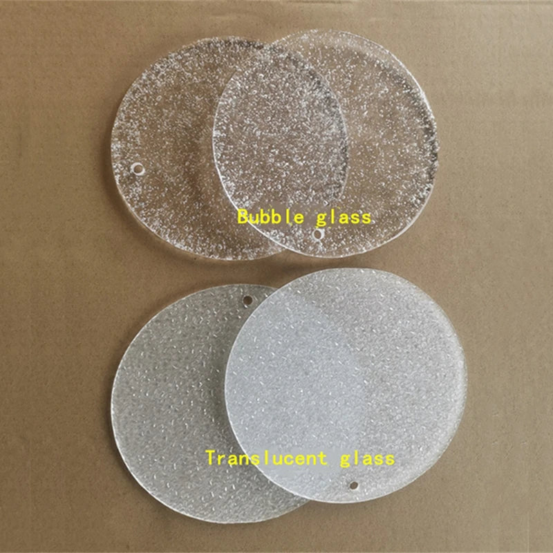 Lustre en verre avec carillons éoliens romantiques de luxe