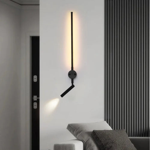 applique murale led minimaliste avec interrupteur angle réglable 3000k