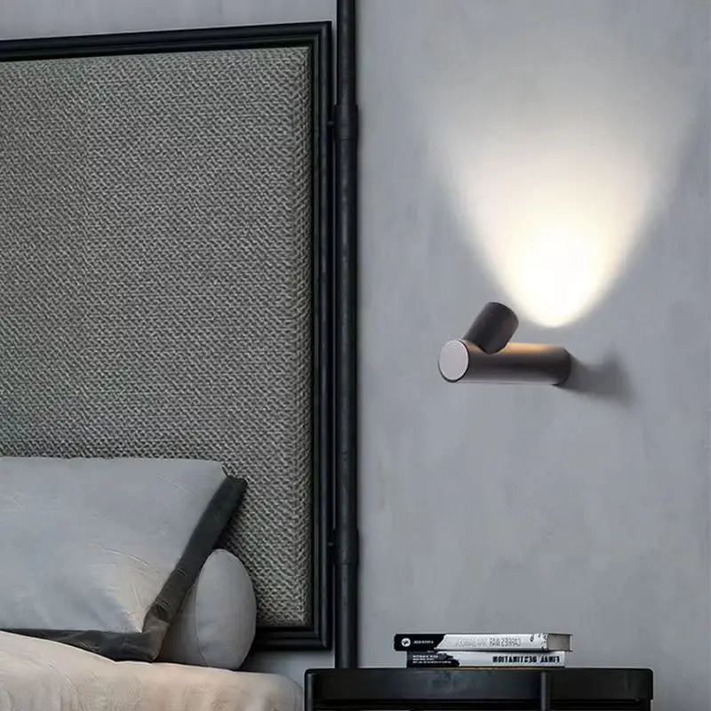 applique murale led étanche en bambou pour extérieur