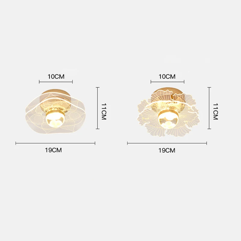 plafonnier led moderne nordique pour intérieur et balcon