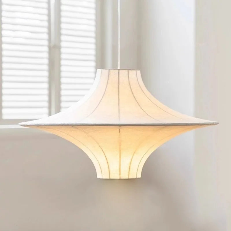 Suspension Led en soie Wabi Sabi