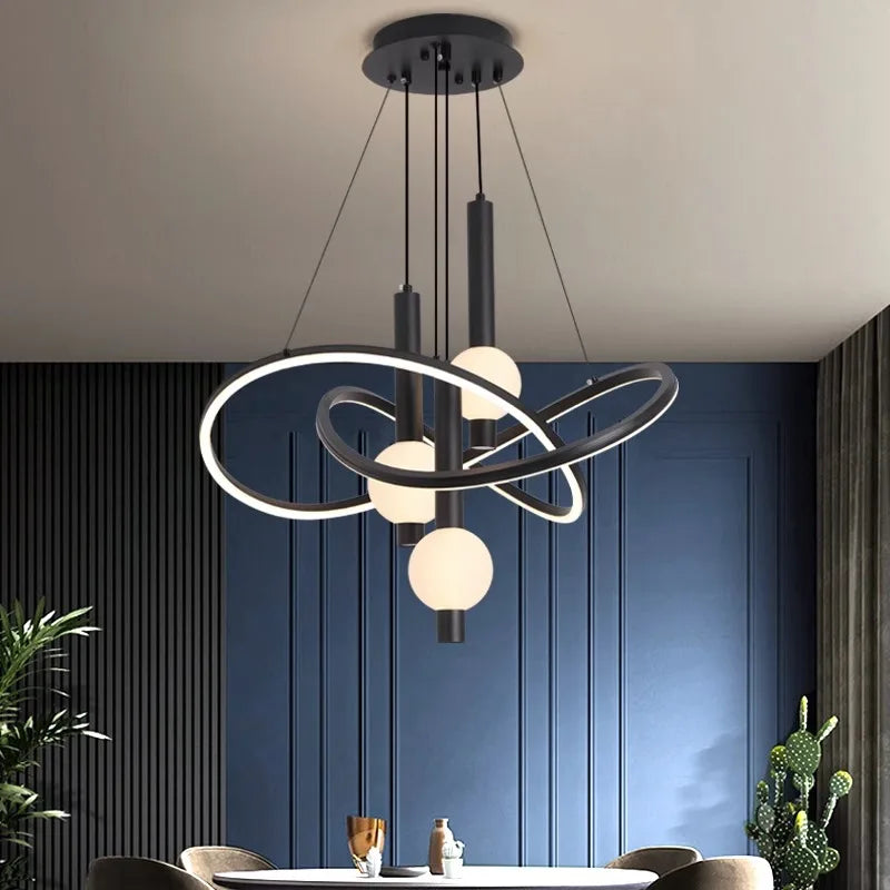 lustre nordique lampes suspendues pour éclairage intérieur