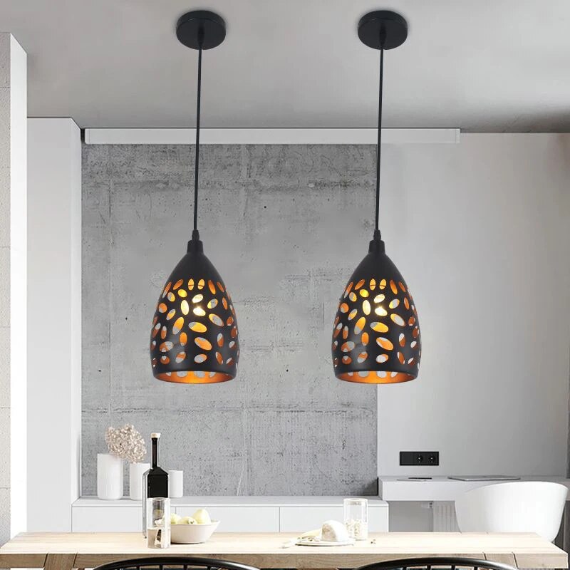 Suspension de Restaurant industriel rétro