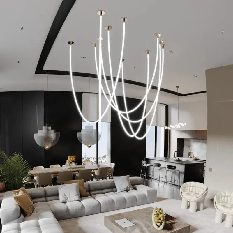 lustre minimaliste sandyha en ligne art design led