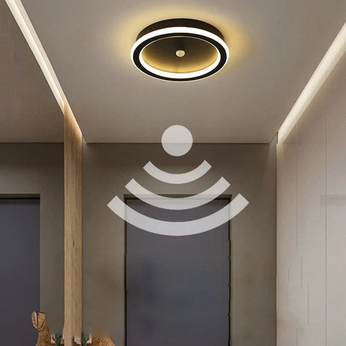 Plafonnier LED avec détecteur de mouvement PIR humain