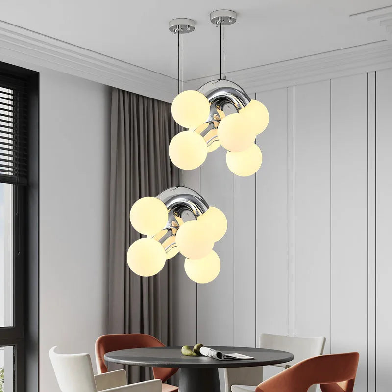 lustre minimaliste rétro créatif style grape pour intérieur