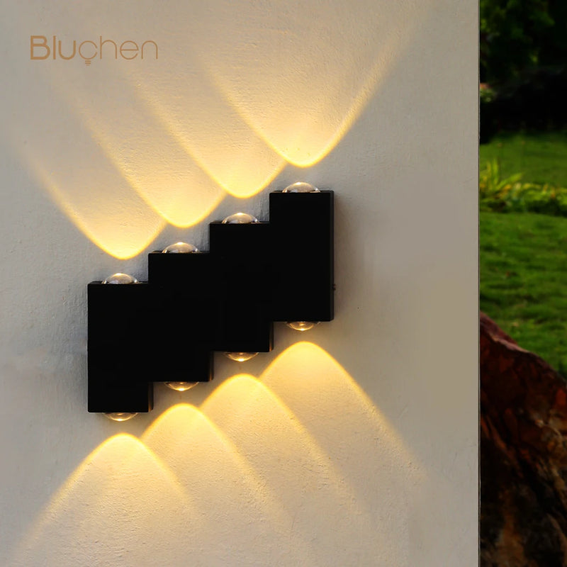 applique murale led étanche moderne pour extérieur jardin