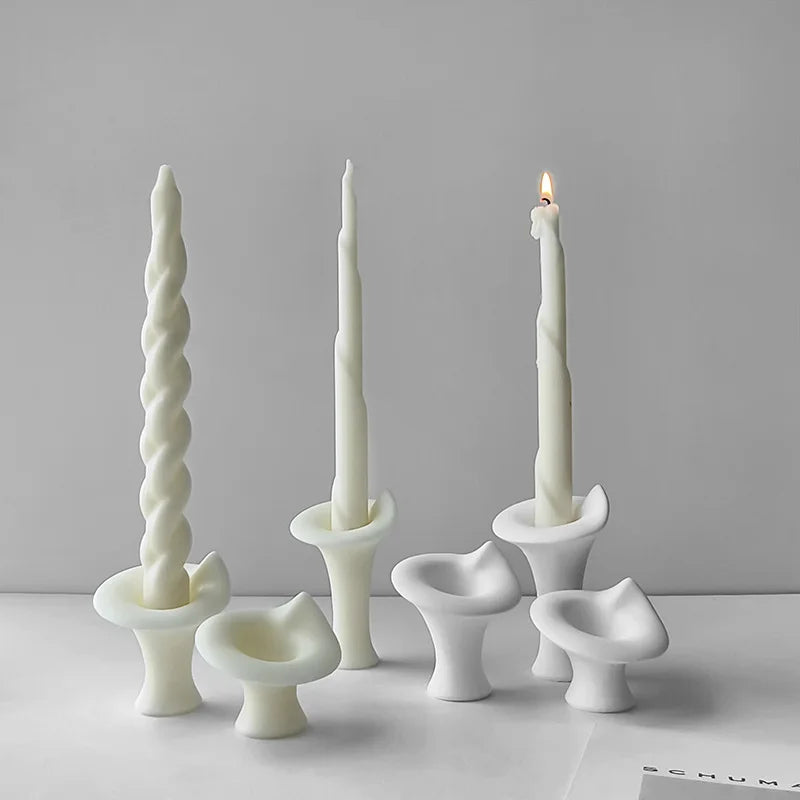 moule en silicone pour chandelier d'aromathérapie décoratif à faire soi-même