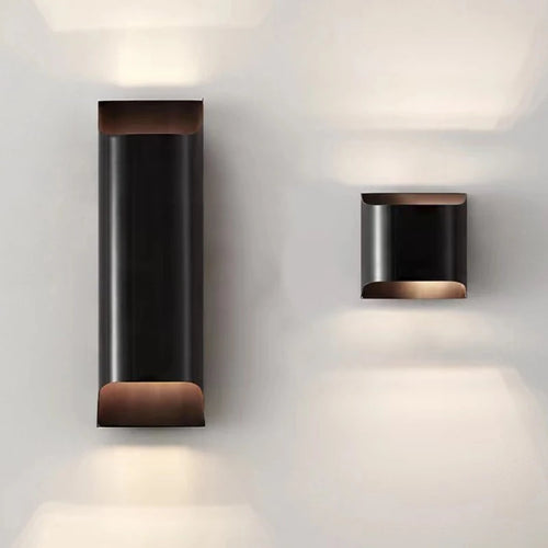 Applique murale led en laiton design moderne et minimaliste