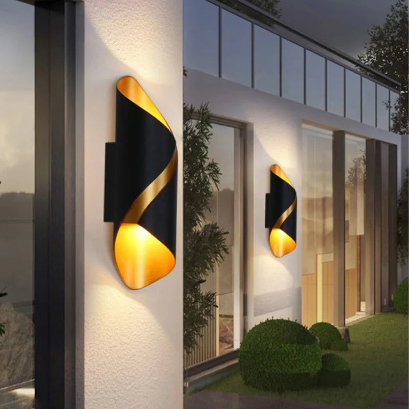 applique murale led étanche moderne pour extérieur et intérieur