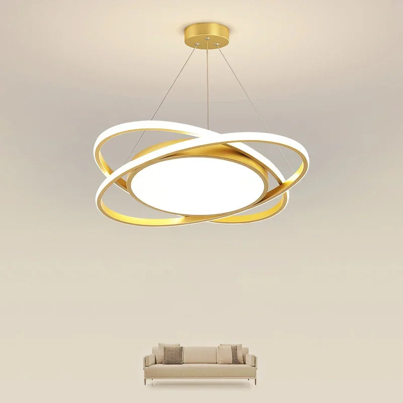 plafonnier led suspendu design moderne pour intérieur décoratif