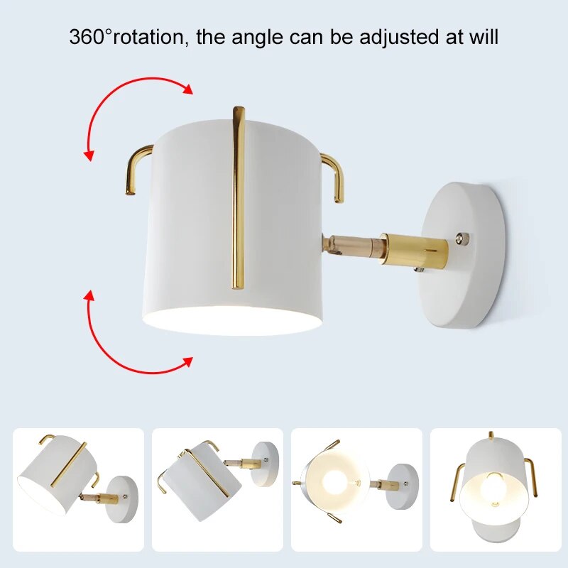 Applique murale en fer simple moderne