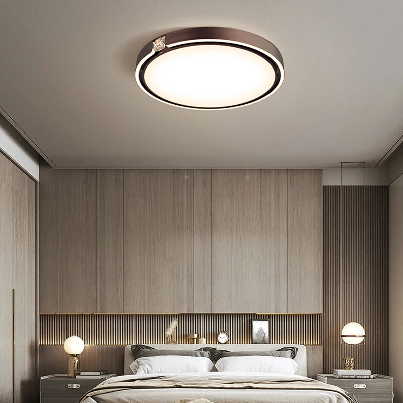 plafonnier moderne à anneau design luxe pour intérieur