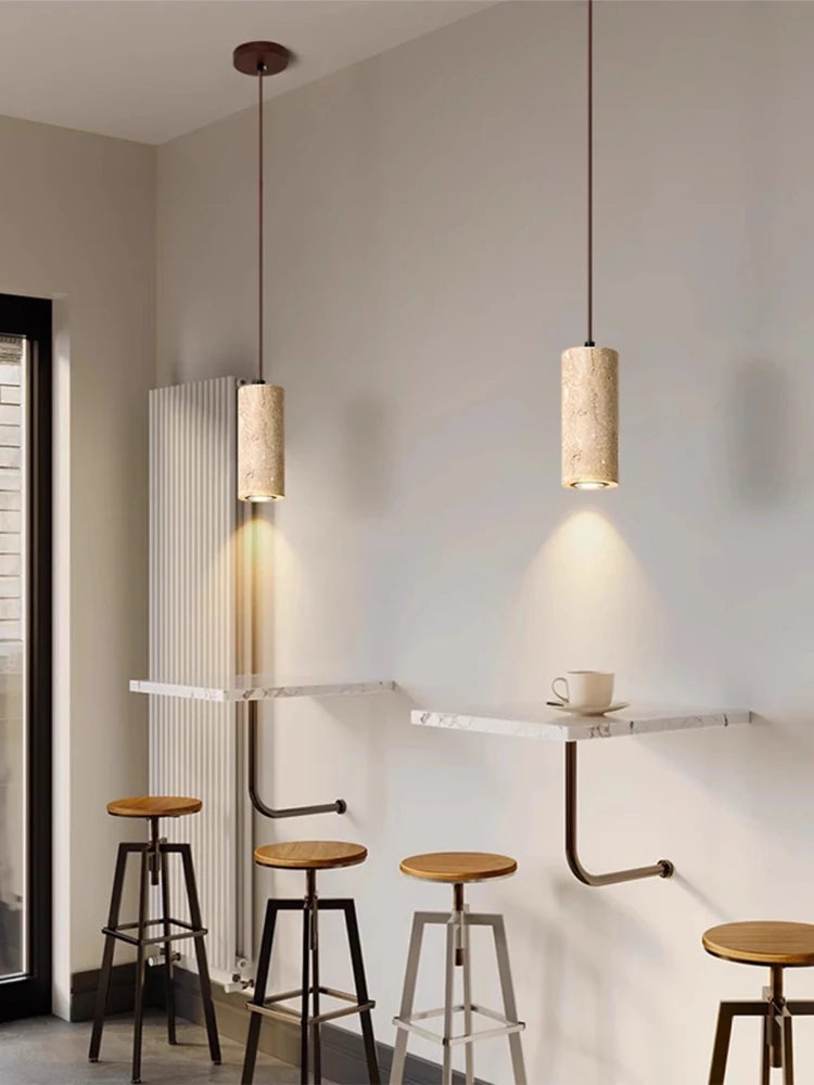 suspension en pierre pour petit plafond