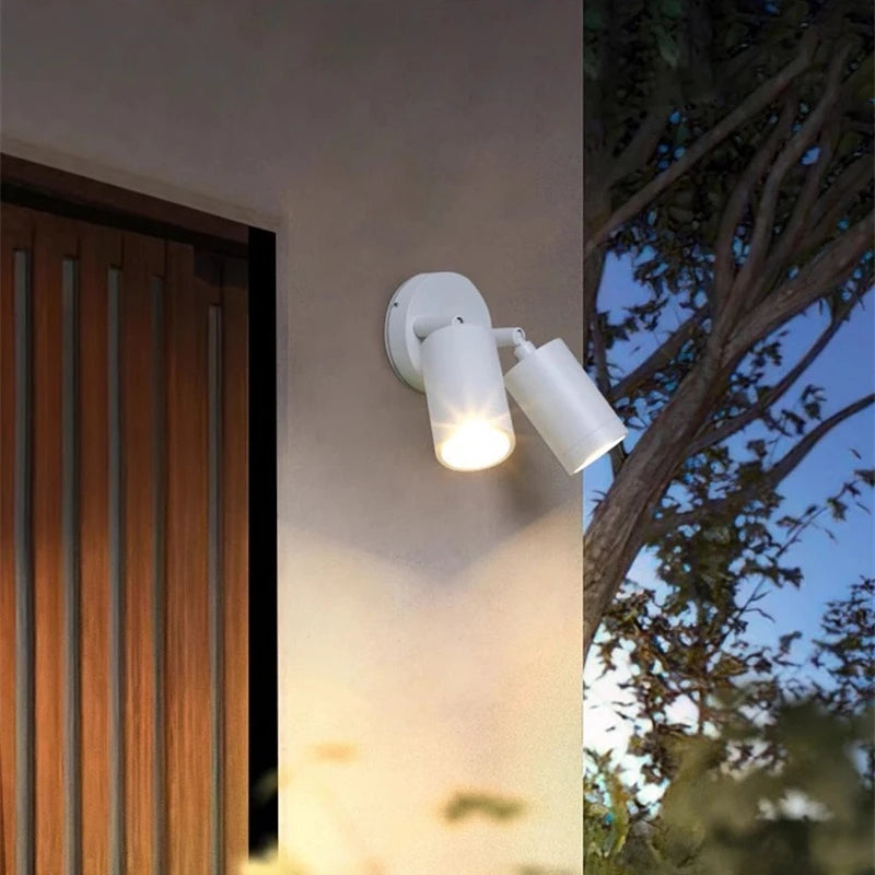 applique murale led nordique double tête rotative pour lecture et étude