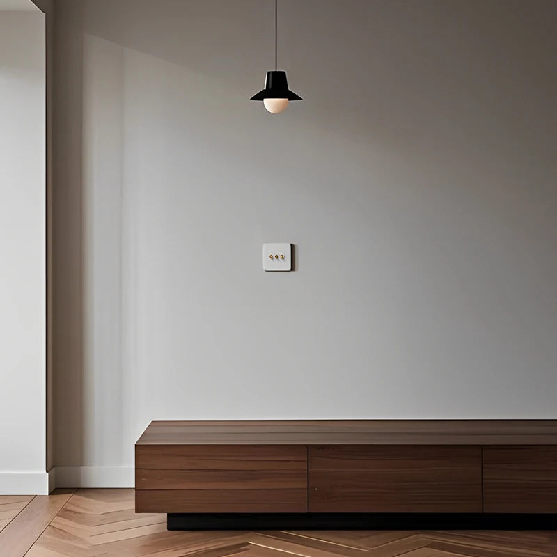 Prise électrique et double USB en acier blanc mat bords arrondis