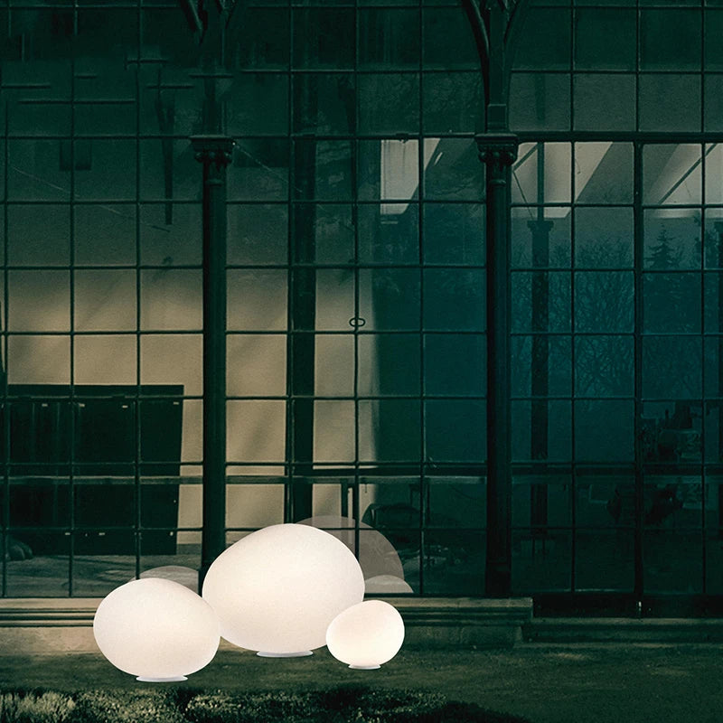 lampe de table en verre moderne créateur italien pour décoration maison