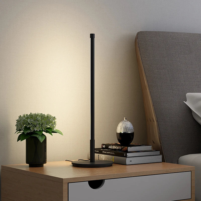 lampadaire minimaliste avec gradation et design moderne