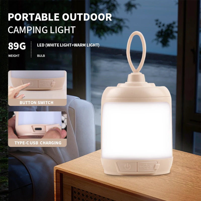 lanterne de camping led étanche portable avec 4 modes