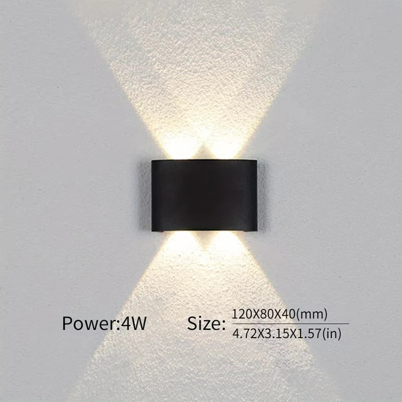 applique murale extérieure led étanche pour éclairage moderne