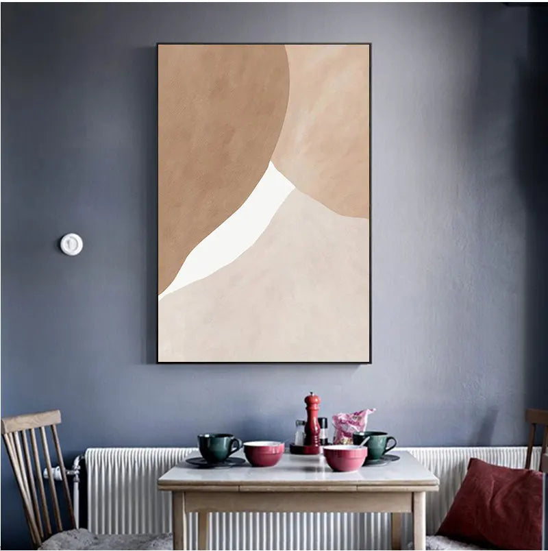 peinture abstraite géométrique moderne pour décoration intérieure