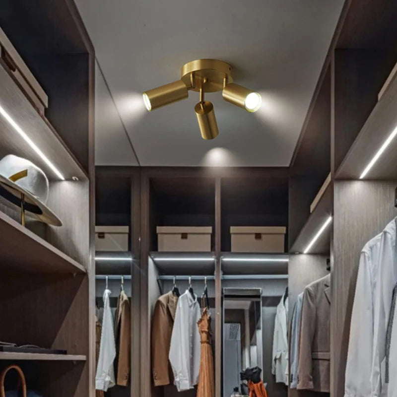 plafonnier led moderne avec projecteurs luminaire09