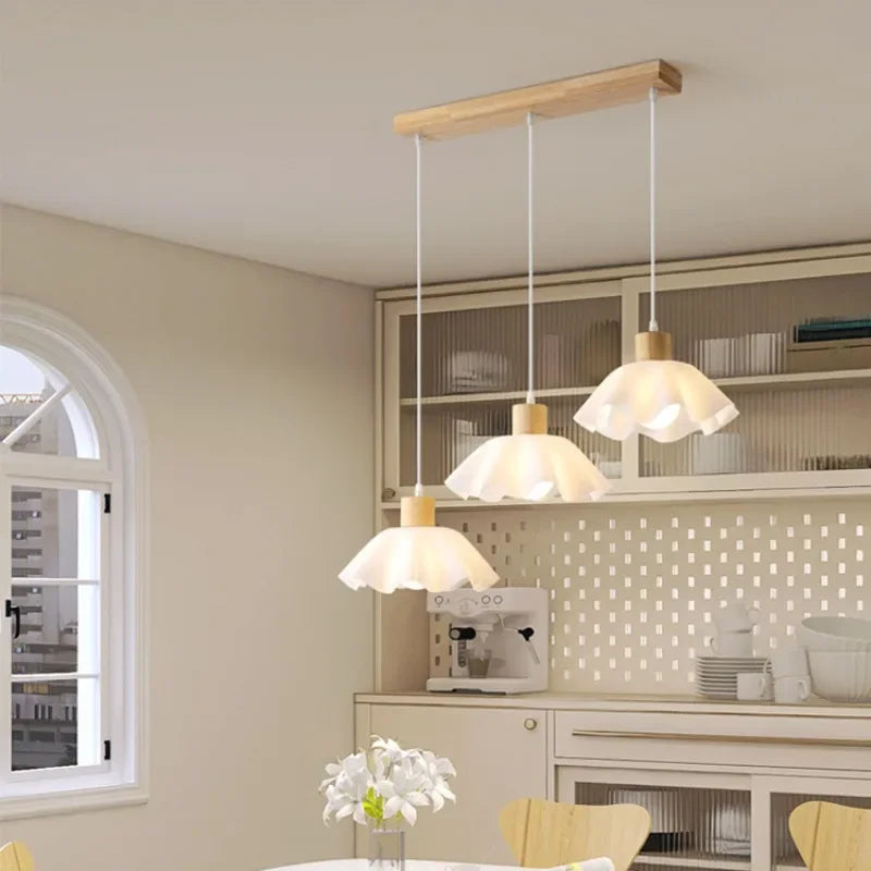 plafonnier led fleur style nordique rétro japonais décoratif 2023