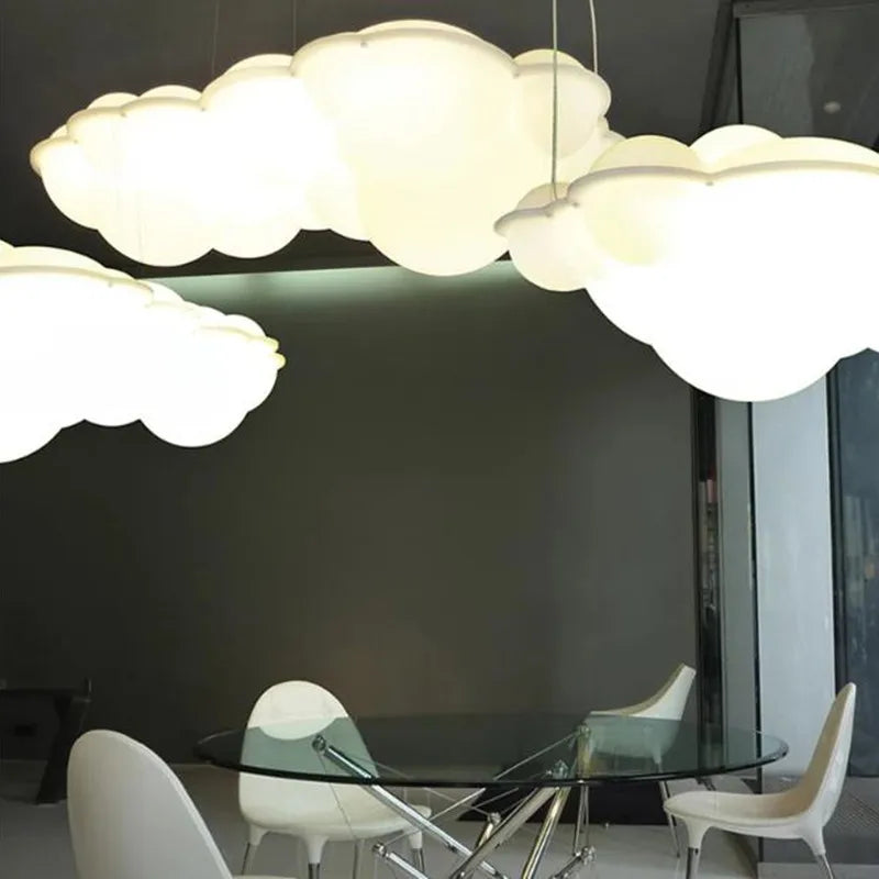 suspension nuvola nordique nuages led décoration design italien