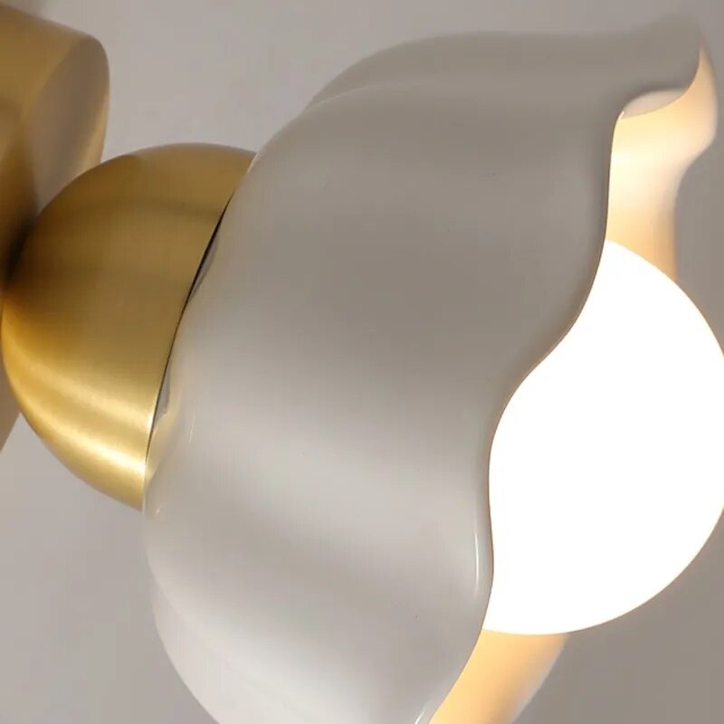 Applique murale LED en céramique nordique