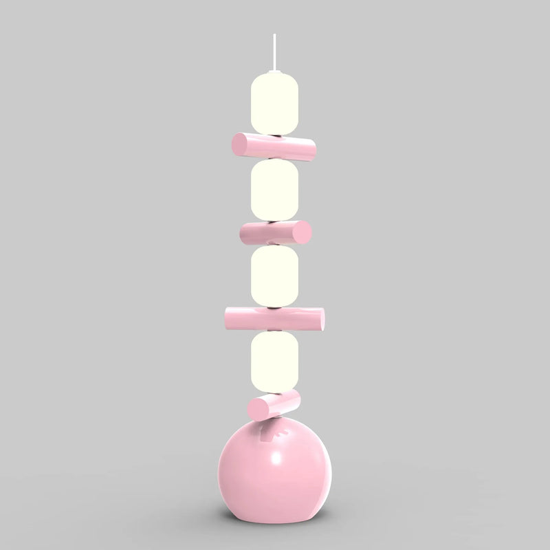 Lampadaire réglable LED métal blanc chaud