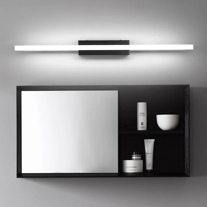 "applique murale led moderne en acier inoxydable"