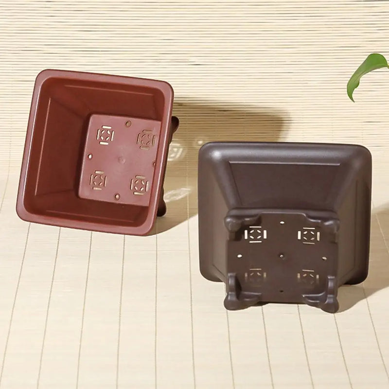 pots de fleurs en argile pour jardinage et bonsaï créatifs