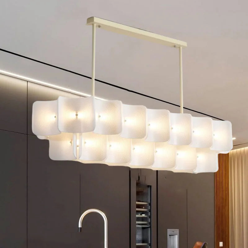 lustre led moderne style acrylique gradation variable
