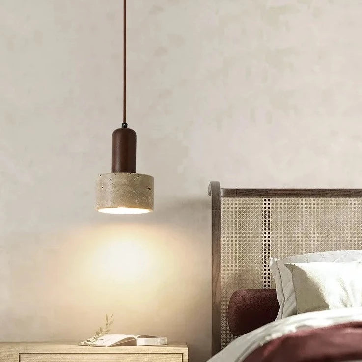 Suspension LED chevet crème vent