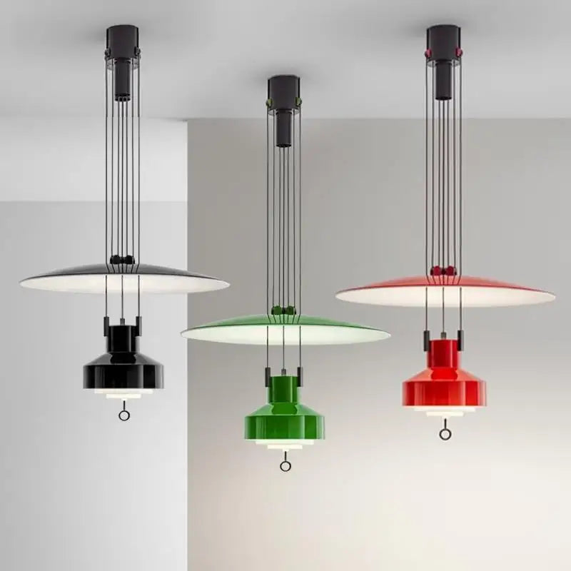 Lampe à Suspension réglable design lampe à Suspension Saliscendi nordique pour cuisine Restaurant lampe suspendue extensible créative